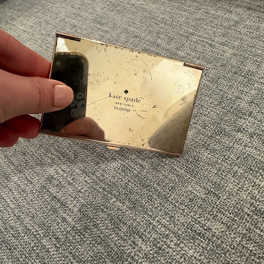 Kate Spade Gold Card Holder - Picture 3 of 4